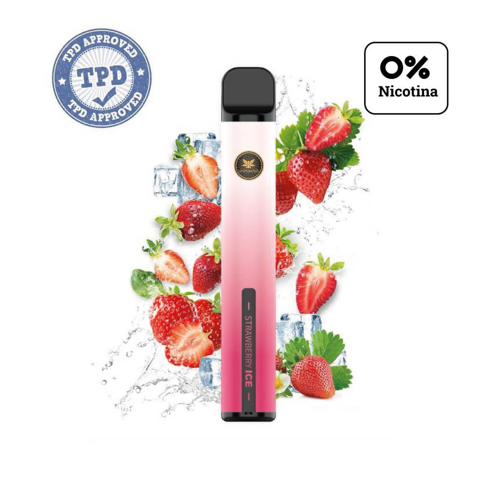 Modelo Jack 800T<br>Strawberry Ice Sin Nicotina