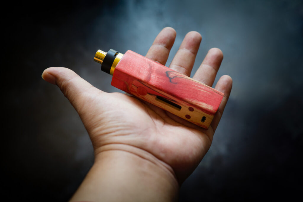 primer plano de un vaper